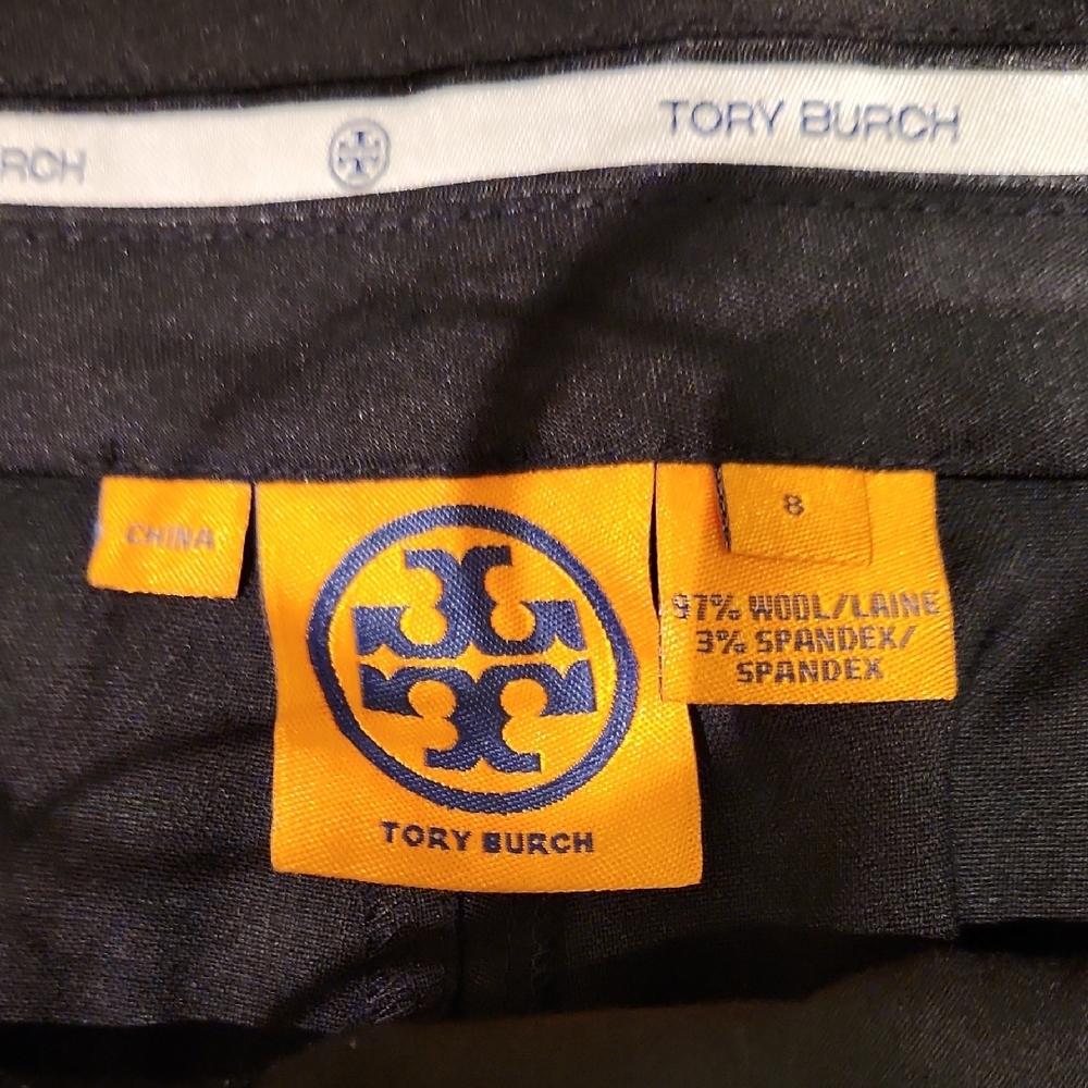 ❤️ NWOT! TORY BURCH WIDE LEG HIGH RISE STRETCH VIRGIN WOOL TROUSERS / PANTS, 8 - Picture 4 of 7